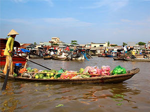 Cai Rang floating market